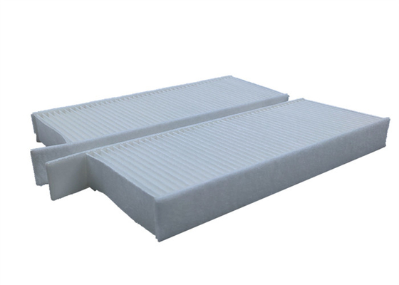 Filtro aria abitacolo ricambi auto in tessuto bianco accoppiato OE 9804163380 per PEUGEOT